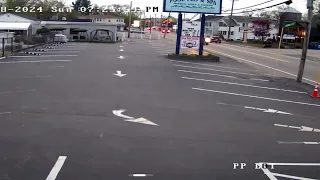 Video: Truck careens off road, narrowly misses ice cream shop, parked cars