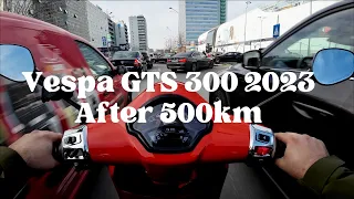 HOW DOES THE NEW 2023 VESPA GTS 300 FEEL AFTER ALMOST 500 KM?