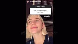 Sophia Anne Caruso being cute