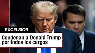 Donald Trump declarado culpable de 34 cargos de falsificación de registros comerciales