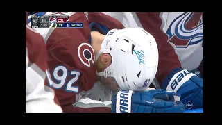 2022 Stanely Cup Finals Game 6 Gabriel Landeskog's Blade Block