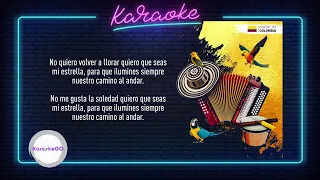 Quiero Que Seas Mi Estrella, Binomio De Oro De América, Video Letra  - KARAOKE PISTA INSTRUMENTAL OF