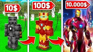 IRON-MAN ZA 10ZŁ VS 100ZŁ VS 10.000ZŁ!