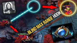 THERE'S NO ESCAPE!!! EPIC BLIND + MAX RANGE HOOK BY AN IMMORTAL PUDGE POS4 | Pudge Official