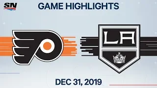 NHL Highlights | Flyers vs. Kings - Dec. 31, 2019