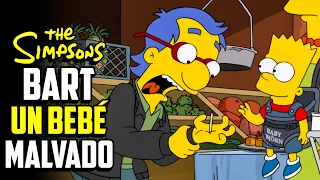 Los Simpson: Bart un BEBÉ MALVADO