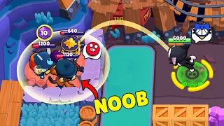 NOOB TEAM HIDING vs 999 IQ KIT! | Brawl Stars Funny Moments & Glitches & Fails 1089