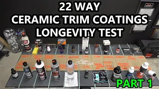 22 WAY Ceramic Trim Restoration Test - THE SETUP AND INSTALL! Are your favorites in here?