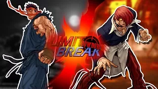 Evil Ryu VS Orochi Iori (Street Fighter VS King Of Fighters) | Limit Break: Showdown