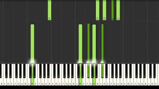 Easy R&B Piano chords w/ melody in F# minor