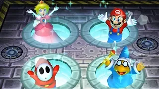 Mario Party 9 Minigames - Mario vs Peach vs Magikoopa vs Shy Guy