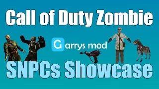 Call of Duty Zombie SNPCs Showcase | Garry's Mod