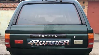 Ремонт обогрева заднего стекла TOYOTA 4Runner 130 HiLux SURF DIY refurbishment of heated rear window