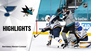 Blues @ Sharks 3/20/21 | NHL Highlights