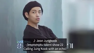 Taehyung(V) singing “Jeon Jungkook” (In The Soop EP 5)