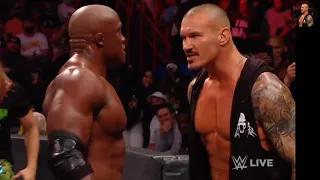 Bobby lashley & mvp v/s AJ styles & omas raw 2021 | special moment Randy Orton