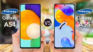 Samsung Galaxy A54 5G VS Samsung Galaxy A55 5G