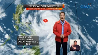 24 Oras: Bagyong Ulysses, nagbabadyang mag-landfall bukas ng gabi o sa Huwebes ng umaga