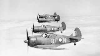 Boomerang Fighter Aircraft in Formation Flight