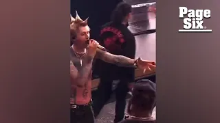 Machine Gun Kelly punches concertgoer in the face at fan’s request