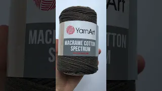 Подробный обзор пряжи Yarnart Macrame Cotton Spectrum №1302