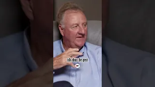 Larry Bird Said this about the GOAT Debate🤠 #shorts #ytshorts #nba