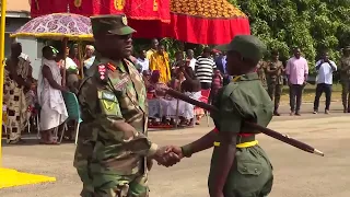 ARMY RECRUIT TRAINING PASSING OUT DRILL DISPLAY