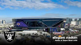 Allegiant Stadium - Time-Travel Time-Lapse from Las Vegas