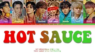 [8 members karaoke] Hot Sauce (맛) || NCT Dream {엔시티 드림} 8th member version (Colour coded lyrics)