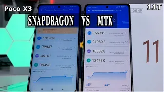 Производительность Xiaomi 11T VS Poco X3  Dimensity 1200 VS Snapdragon 732G