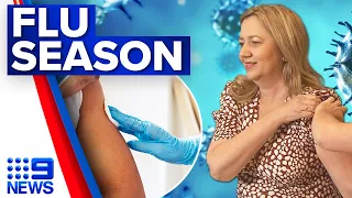 Flu cases skyrocketing across Queensland | 9 News Australia