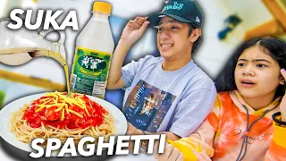 Eating the WEIRDEST Food Combinations! (Grabe!) | Ranz and Niana