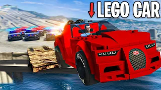 Running From Cops with Lego Cars on GTA 5 RP