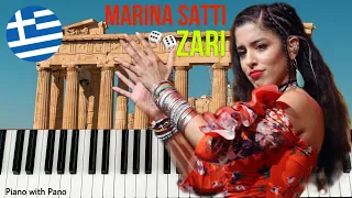 Marina Satti - Zari | Greece 🇬🇷 | Piano Version  | Eurovision 2024