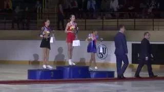 2016 ISU Junior Grand Prix - Saransk - Ladies Awards Ceremony