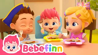 EP26 | 🥣 This Is The Way We Eat Our Meal | Sing along Bebefinn | Nursery Rhymes & Kids Songs