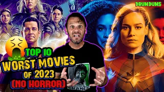 Top 10 WORST MOVIES of 2023!! (No Horror)