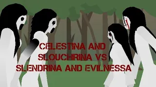 Celestina and Slouchrina vs Slendrina and Evilnessa [Short Fight Animation] (1/2)