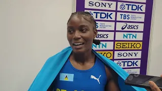 Julien Alfred Wins First World Title Of Career In Women's 60m At World Indoor Championships 2024