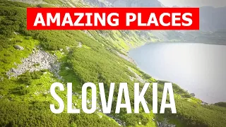 Slovakia country tour | Sights, landscapes, nature, cities | 4k video | Slovakia travel from above