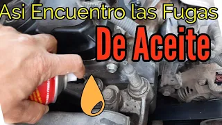 ASÍ ENCUENTRO LAS FUGAS DE ACEITE