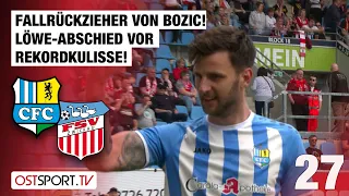 Bozic-Fallrückzieher! Löwe-Abschied vor Rekordkulisse: Chemnitz - Zwickau | Regionalliga Nordost