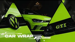 GOLF GTI | Car Wrap in Lime Green Gloss