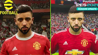 eFootball 2022 (PES 2022) vs PES 2021 Gameplay and Graphics Comparison