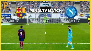 Barcelona vs Napoli | Penalty Match - UEFA Champions League Round 16 Full Match | efootball 24