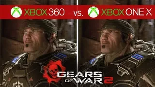 Gears of War 2 Comparison - Xbox 360 vs. Xbox One X