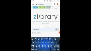 Download books 100%free by using z- library//part 1