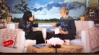 Sia Shows her face on Ellen. 12/1/2015