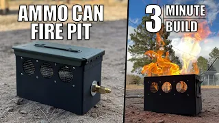 How to Build an Ammo Can Camp Fire Pit