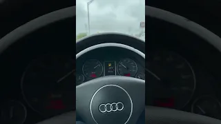 Supercharged 2004 Audi S4 Avant driving and acceleration